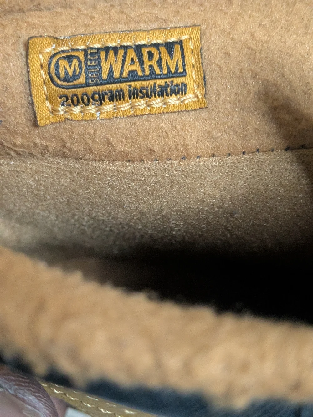 Merrell Kids' Black and Tan Insulated Snow Boots